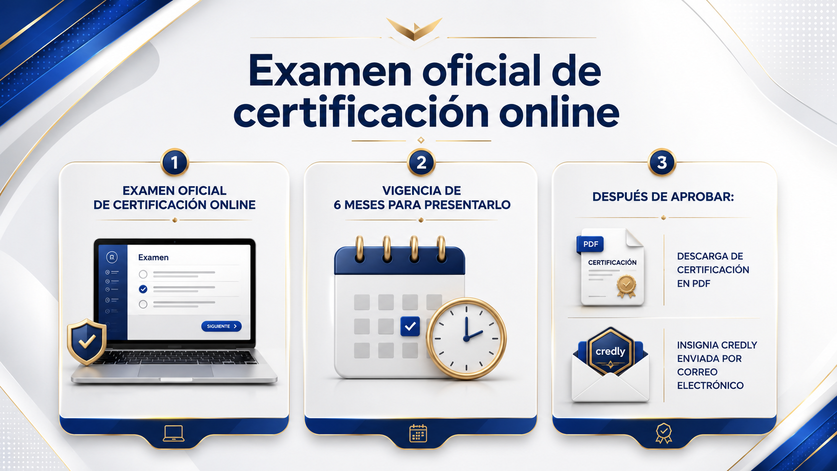 Examen oficial de certificación online